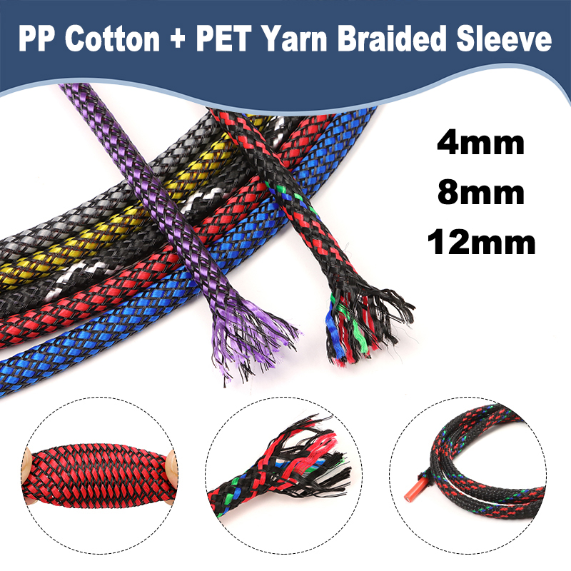 Braided Line - 10M/Rotolo Nuovo Guaina Isolante Intrecciata in
