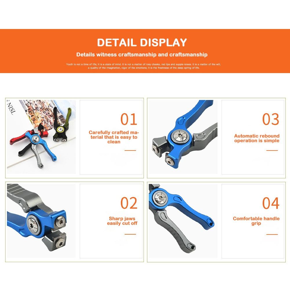 Pinze da pesca in lega di allu - Fishing Line Cutter recensione e prezzo