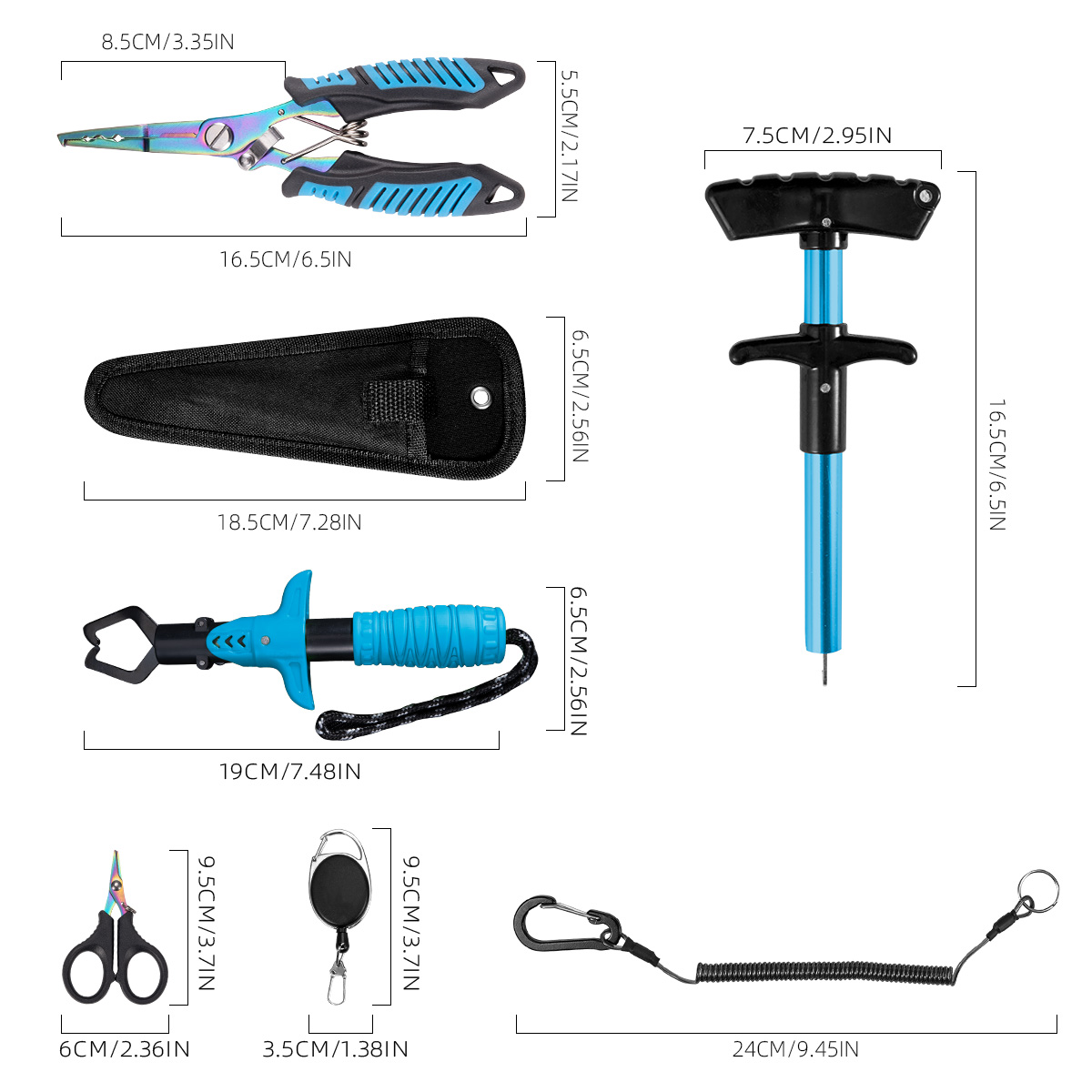 Set di 7 Attrezzi da Pesca, Pi - Saltwater Line recensione e prezzo