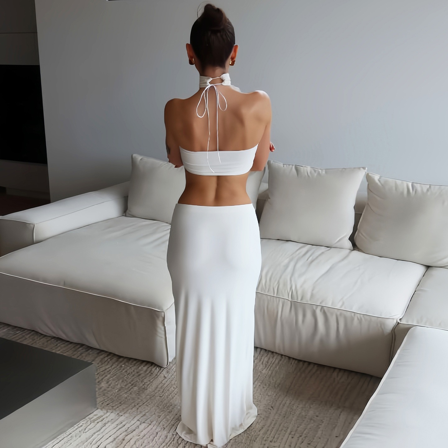 Completo da donna bianco sexy  - Fly Line recensione e prezzo