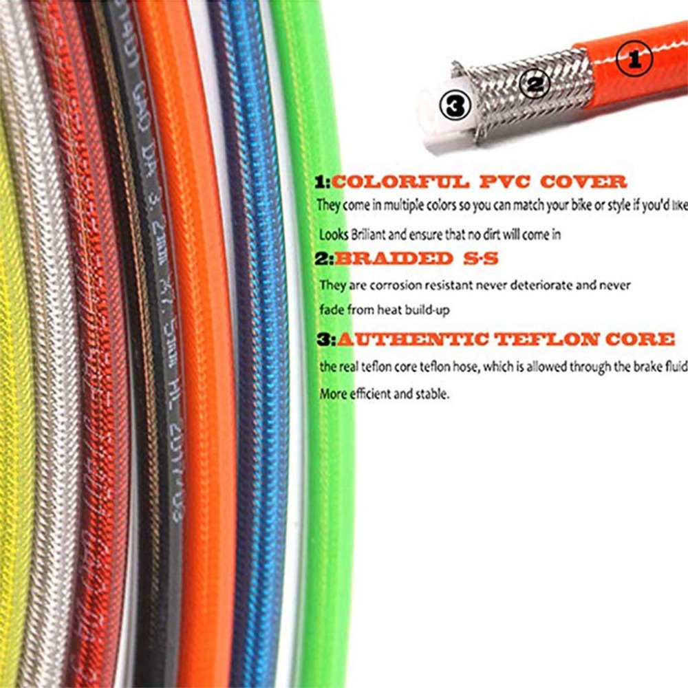 Moto Dirt Bike In Acciaio Intr - Braided Line recensione e prezzo